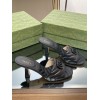 Gucci GG Black Canvas Heels