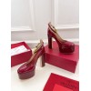Valentino red patent high heel