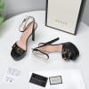 Gucci gold black high heels 13cm