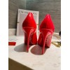 Louboutin Red Patent 100mm Heels