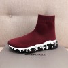 Balenciaga red trainers sneakers