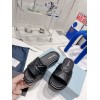 Prada black slippers