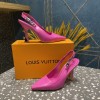 Louis Vuitton slingback pink heels