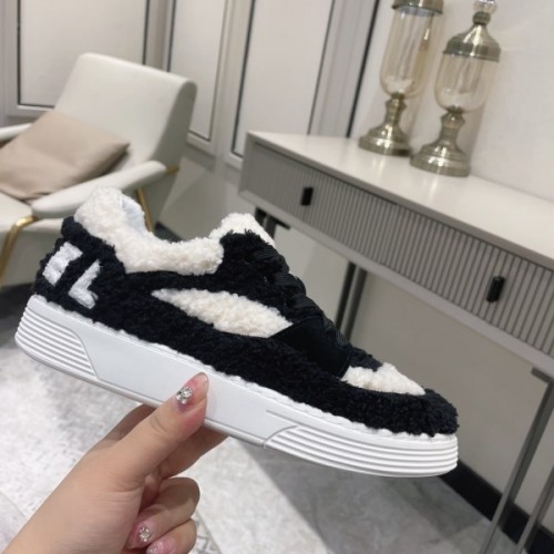 Chanel Shearling Shoes