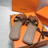 Hermes Slippers Brown