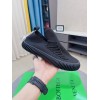 Bottega Veneta Men Black Knitted Lace-Up Sneakers