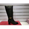 VALENTINO GARAVANI LEATHER TALL BOOTS