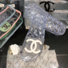 Chanel white slippers