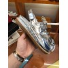 Chanel silver sandals