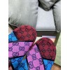 Gucci denim flatform slippers