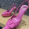 Valentino Garavani VLogo Pink Patent Slingback Heels 10cm