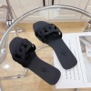 Hermes Aloha black sandals