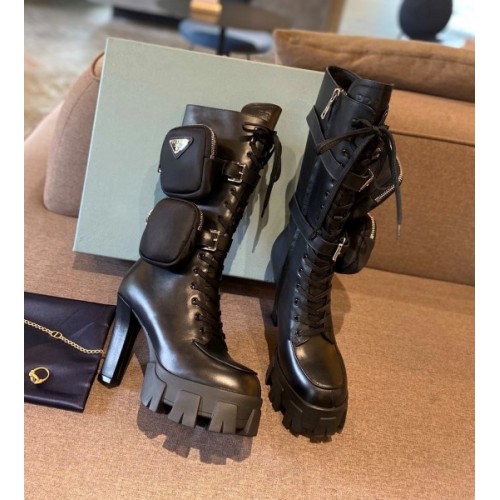 Prada high heeled boots