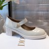 Dior D-Doll White Shiny Calfskin Pump