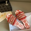 Dior Dway red slippers