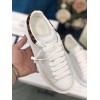 ALEXANDER MQUEEN Platform Trainers Blue Snake Effect