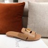 Dior 30 Montaigne brown slides/ heeled sandals
