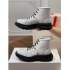 Alexander McQueen Patent Leather Ankle Boots