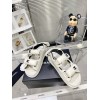 Chanel white sandals