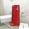 Givenchy Shark high red boots