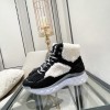 Chanel Shearling CC Boot Shoes