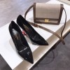 YSL Patent Black Heels 10cm