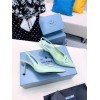 Prada Green Leather Slingback Pump