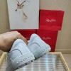 Roger Vivier Very Vivier Strass Buckle White Sneakers