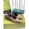 GUCCI brown GG slingback heels