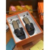 Hermes slipper grain leather