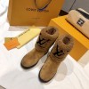 Louis Vuitton brown boots