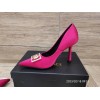 Versace Medusa red pink pumps