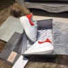 ALEXANDER MQUEEN Platform Trainers Red Suede