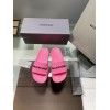 Balenciaga pink slippers
