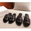 Dior 30 Montaigne black slides/ heeled sandal