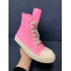 Rick Owens pink high sneakers 02