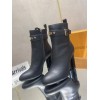 Louis Vuitton black high boots