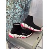 Balenciaga trainer black pink sneakers