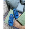 Gucci blue denim flatform slippers 02