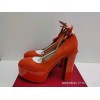 Valentino orange patent high heel