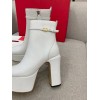 Valentino white boots