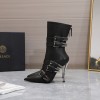 Versace black boots