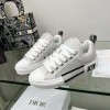 Dior White Plaid Patterns Flower Patterns Monogram Sneaker