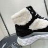 Chanel Shearling CC Boot Shoes
