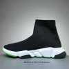 Balenciaga black/green trainer sneaker