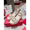 Valentino Garavani VLogo white sandals 9cm