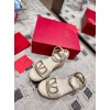 Valentino Garavani VLogo white sandals 9cm