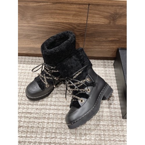 Chanel black boots 02