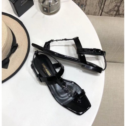 YSL patent sandals 01