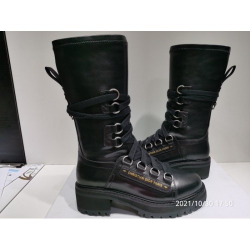 Dior high black boots